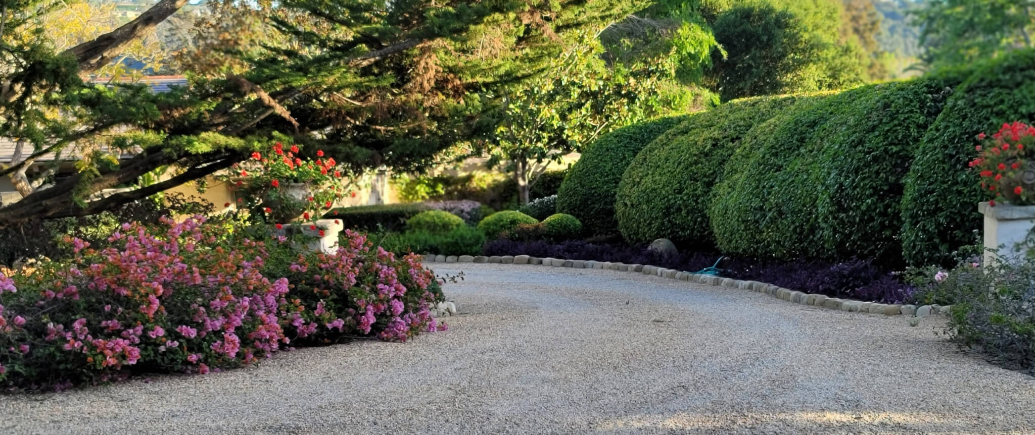 A Hope Ranch Gravel Drive